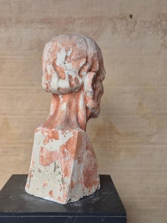 XXL old plaster bust