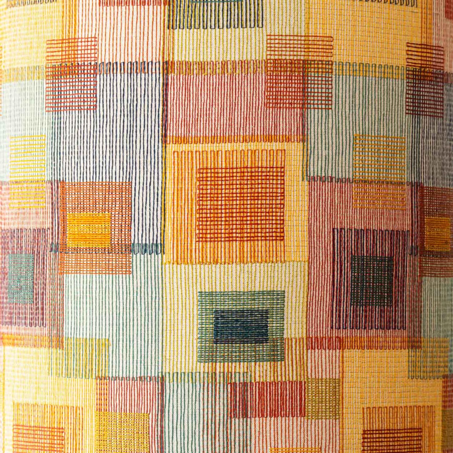 XXL Orange Ceramic FLoor Table Lamp, Lampshade by R. Houben, 1970 in vendita 2