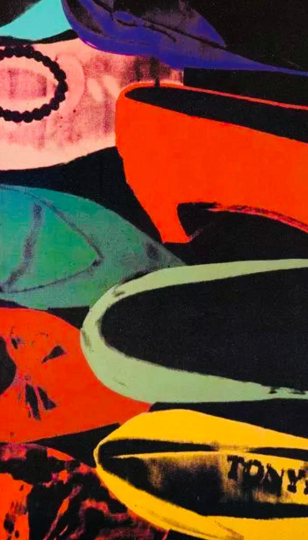 Seltene vergriffene, limitierte Auflage, enorme Andy Warhol Offset Lithographie Kunstdruck 