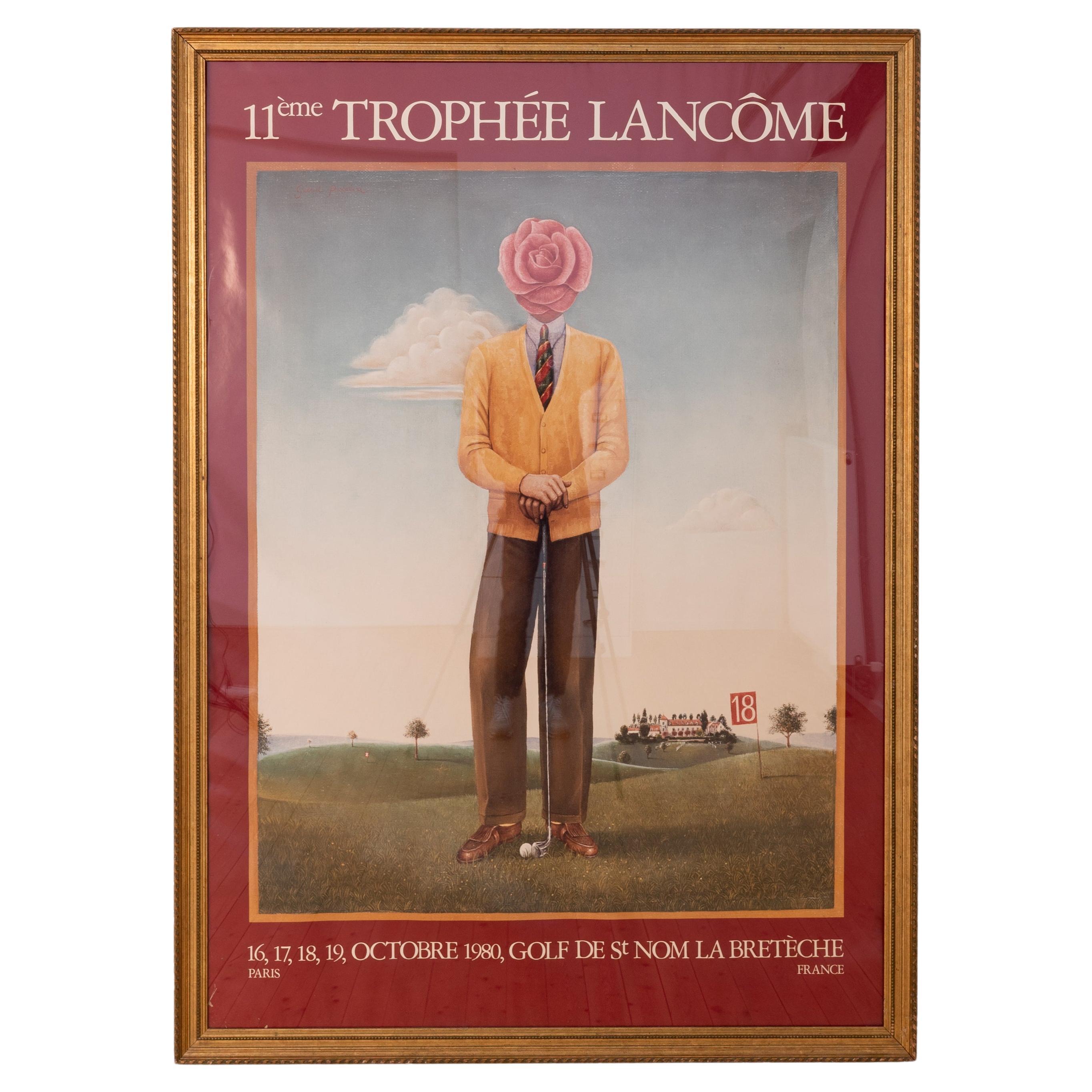 Xxl Original Poster 11th French Golf Tournament Trophée Lancôme 'La Bretèche'
