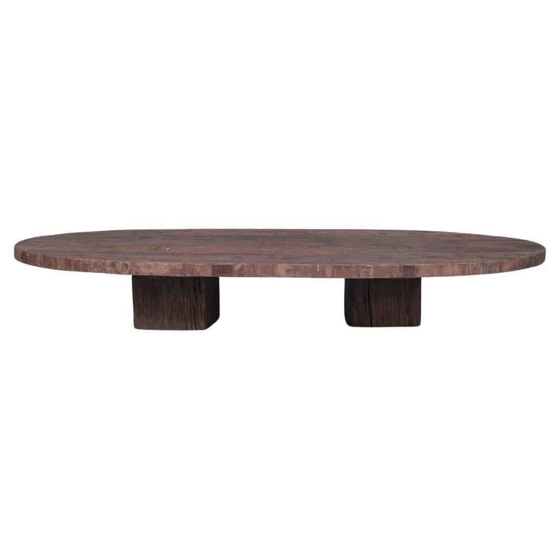 XXL Oval Primitive Low Coffee Table