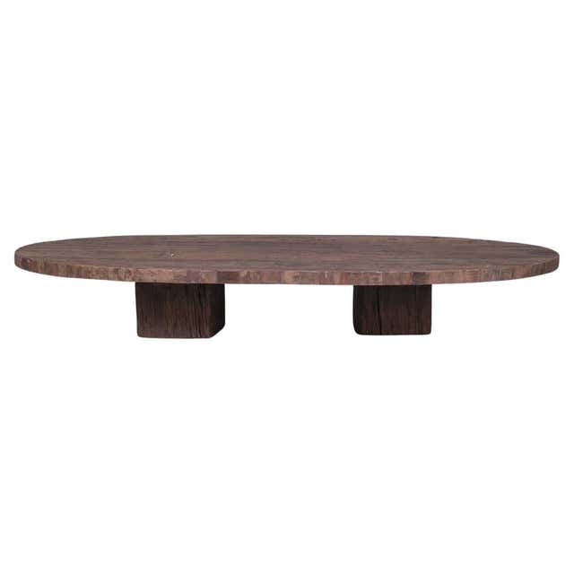 Oval Low Table from Denmark For Sale at 1stDibs