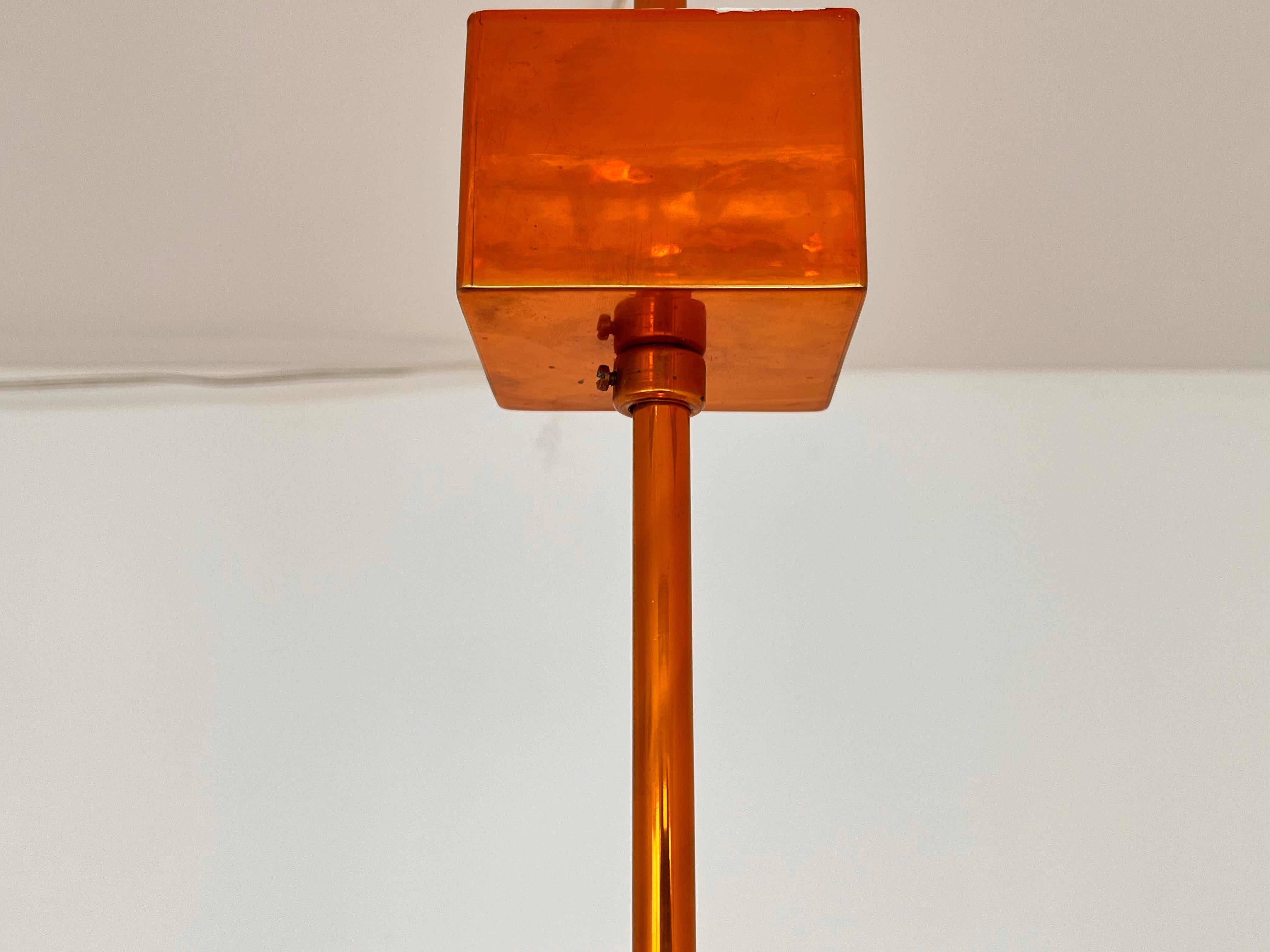 Coppia di grandi pendenti in ottone di design della metà del secolo scorso - anni '80 in vendita 6