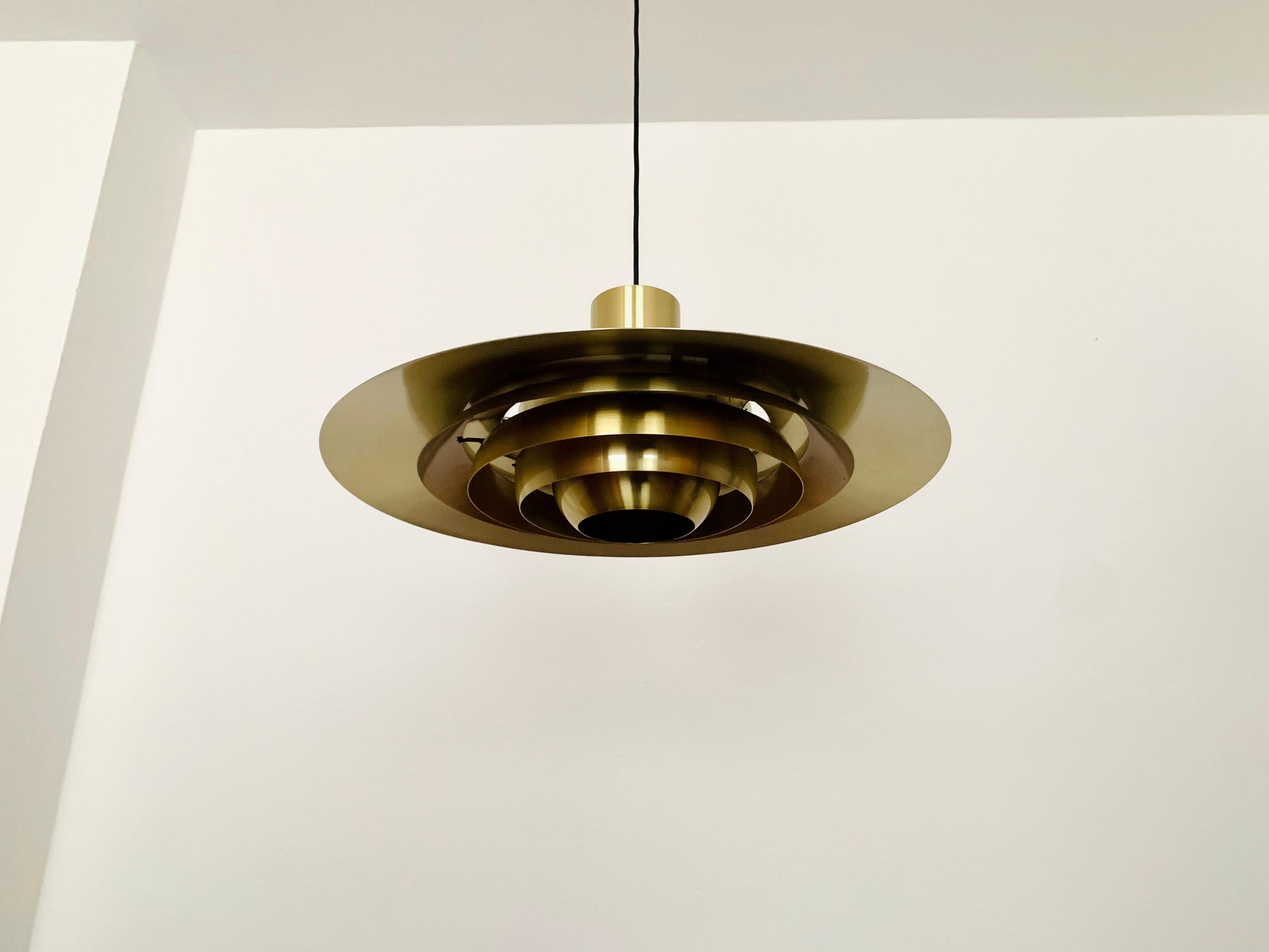 Danish XXL Pendant Lamp by Preben Fabricius & Jørgen Kastholm Für Nordisk Solar For Sale