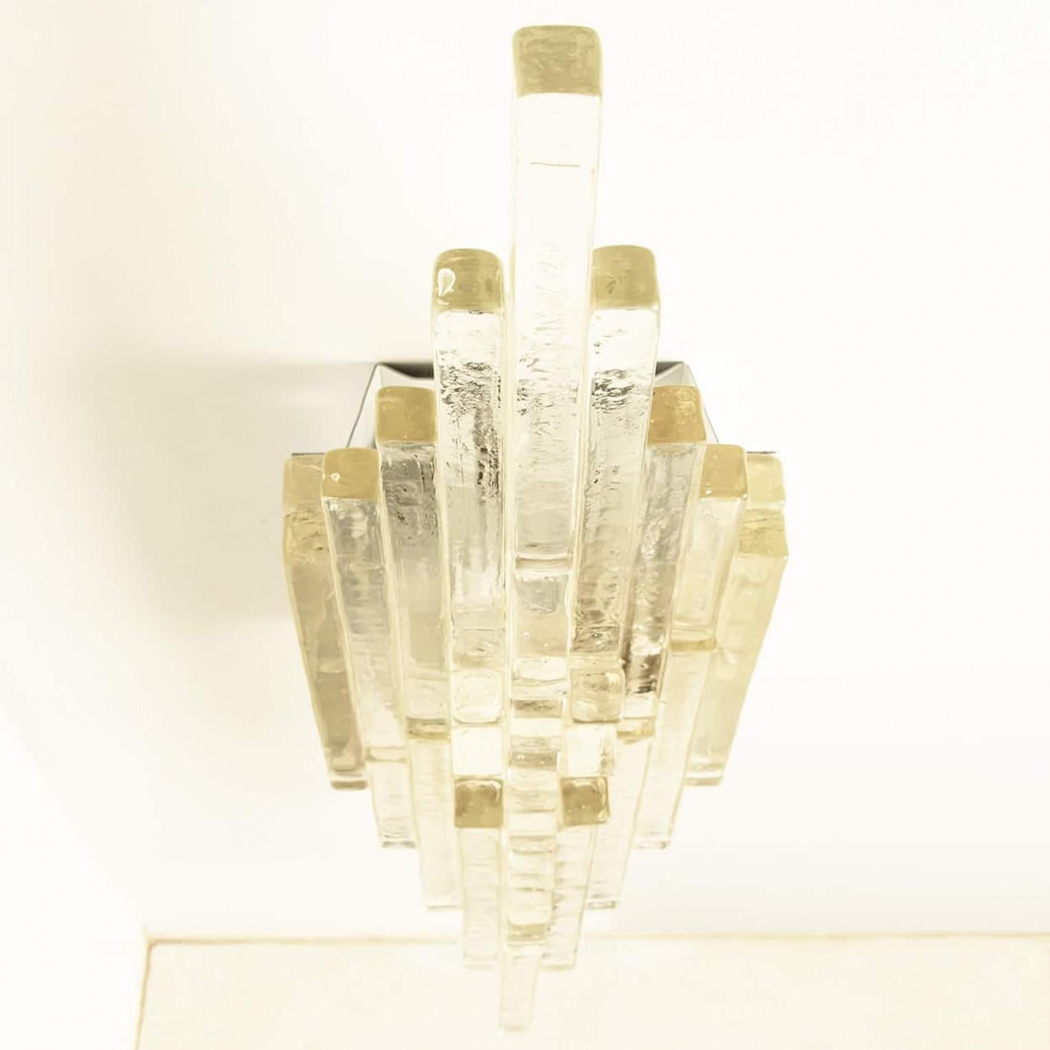 XXL PoliArte Glass Wall Light, Italy 1970s in vendita 2