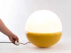 Murano 18" 'Pop Art' Floor and Table Lamp Glass & Metal by Doria, Germany 1960s