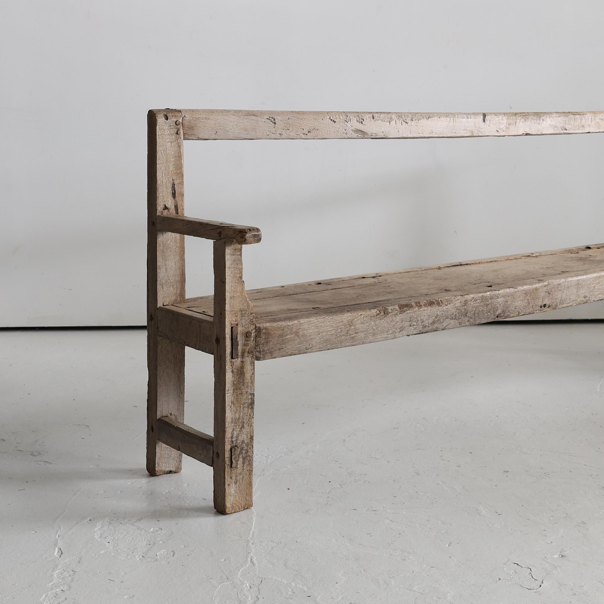 Bois Banc Andorran XXL primitif blanchi au début du 19e siècle en vente