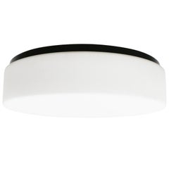 XXL Round White Mat Opaline Glass Flush Mount Lights Wall Sconce by BEGA Limburg