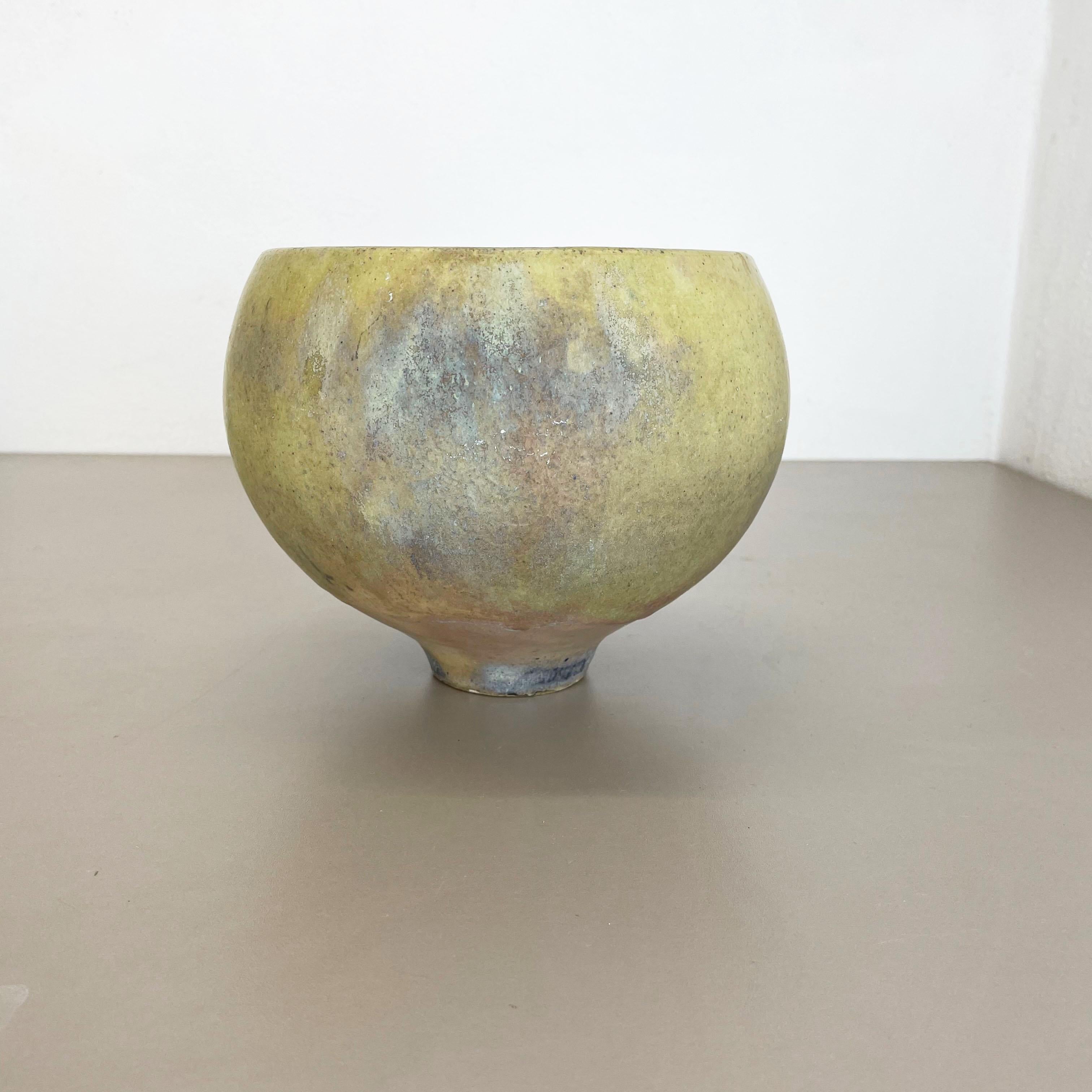 Xxl Sculptural Studio Pottery Vase Object by Otto Meier, Bremen, Germany, 1960s In Good Condition For Sale In Kirchlengern, DE