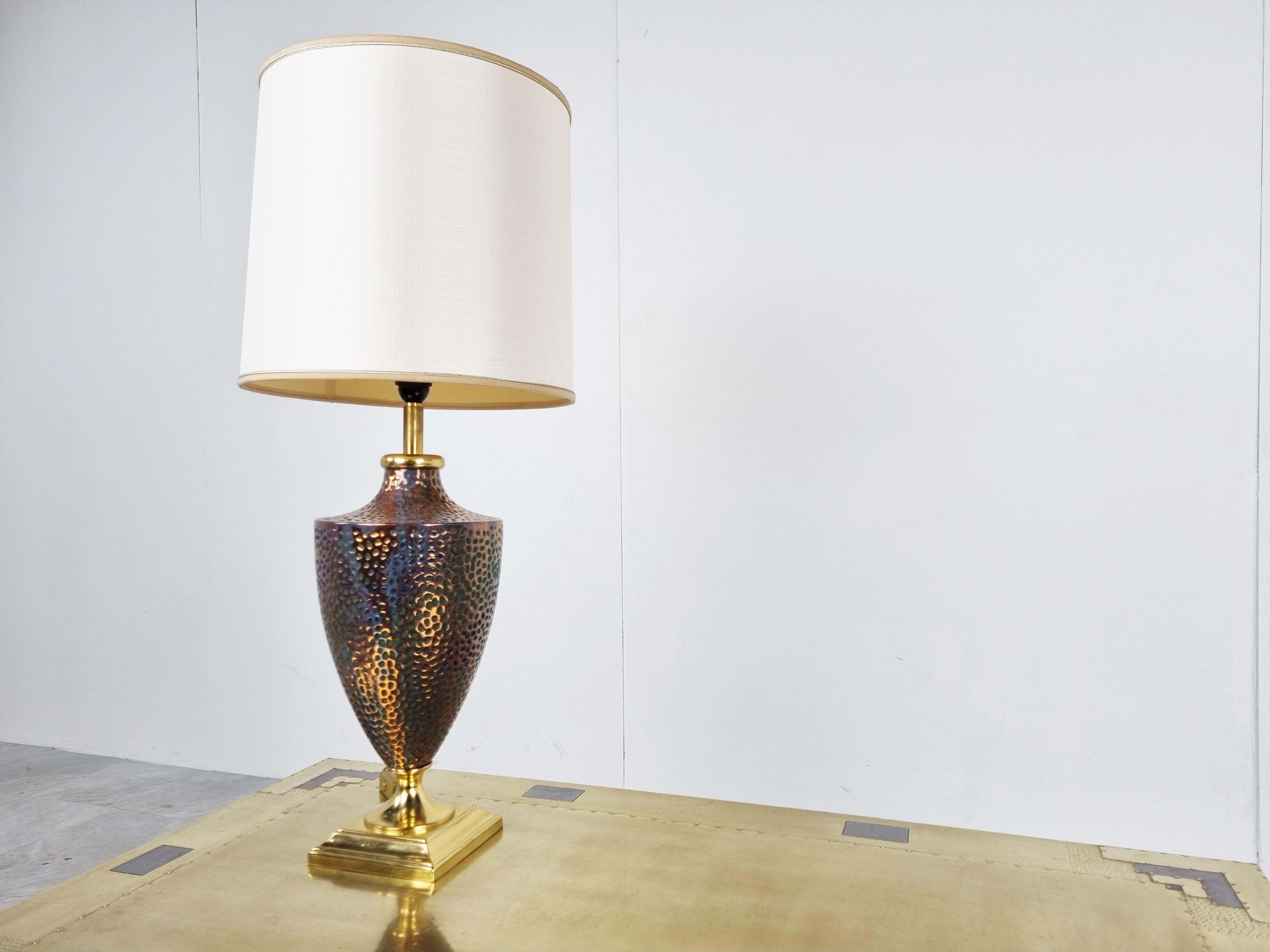 Late 20th Century Xxl Table Lamp by Maison Le Dauphin, 1970s For Sale
