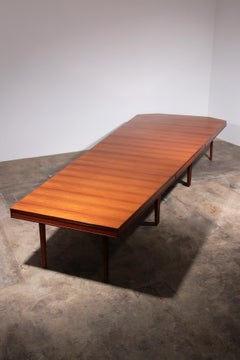 XXL Vintage Mid-Century Teak Conference Dining Table