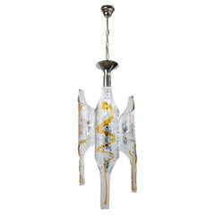 XXL vintage Murano glass chandelier by Toni Zuccheri for Mazzega - Italy 1970s