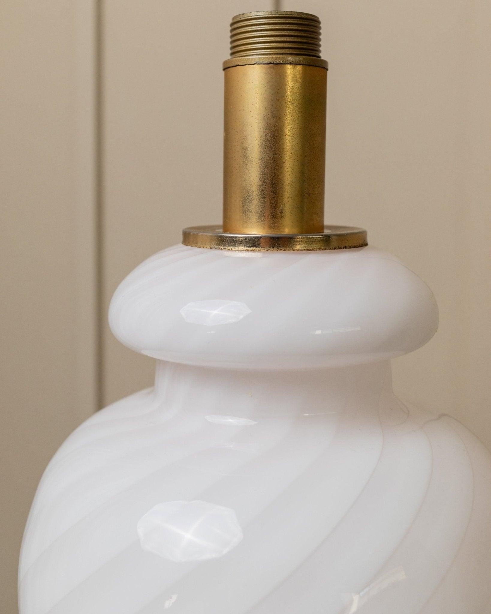 Lámpara de sobremesa vintage XXL de Murano en rosa suave, años 70 Vidrio soplado en venta