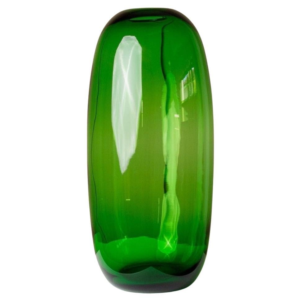 XXL Vase Vintage Verre Greene 
Greene Greene, 1990 Oval Mid Century Design