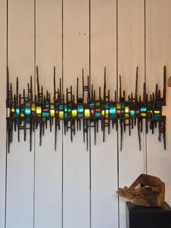 Lampada scultura da parete Xxl di Pia Manu