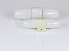 XXL Wilhelm White Wagenfeld Bauhaus Double Wall Light by Linder Germany