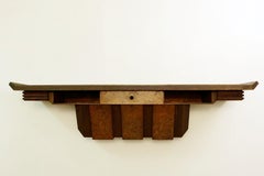 Extra Large Console en Bois de Pier Luigi Colli, Italie, Années 1950