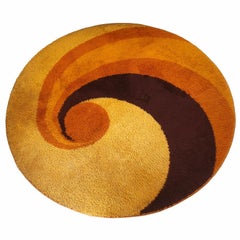 Tappeto a pelo alto extra large Pop Art Psychedilic 1970s di Besmer Rugs, Germania