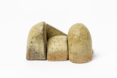 Xxth Century Abstract Ceramic Sculpture by Andrée and Michel Hirlet Design, 1980