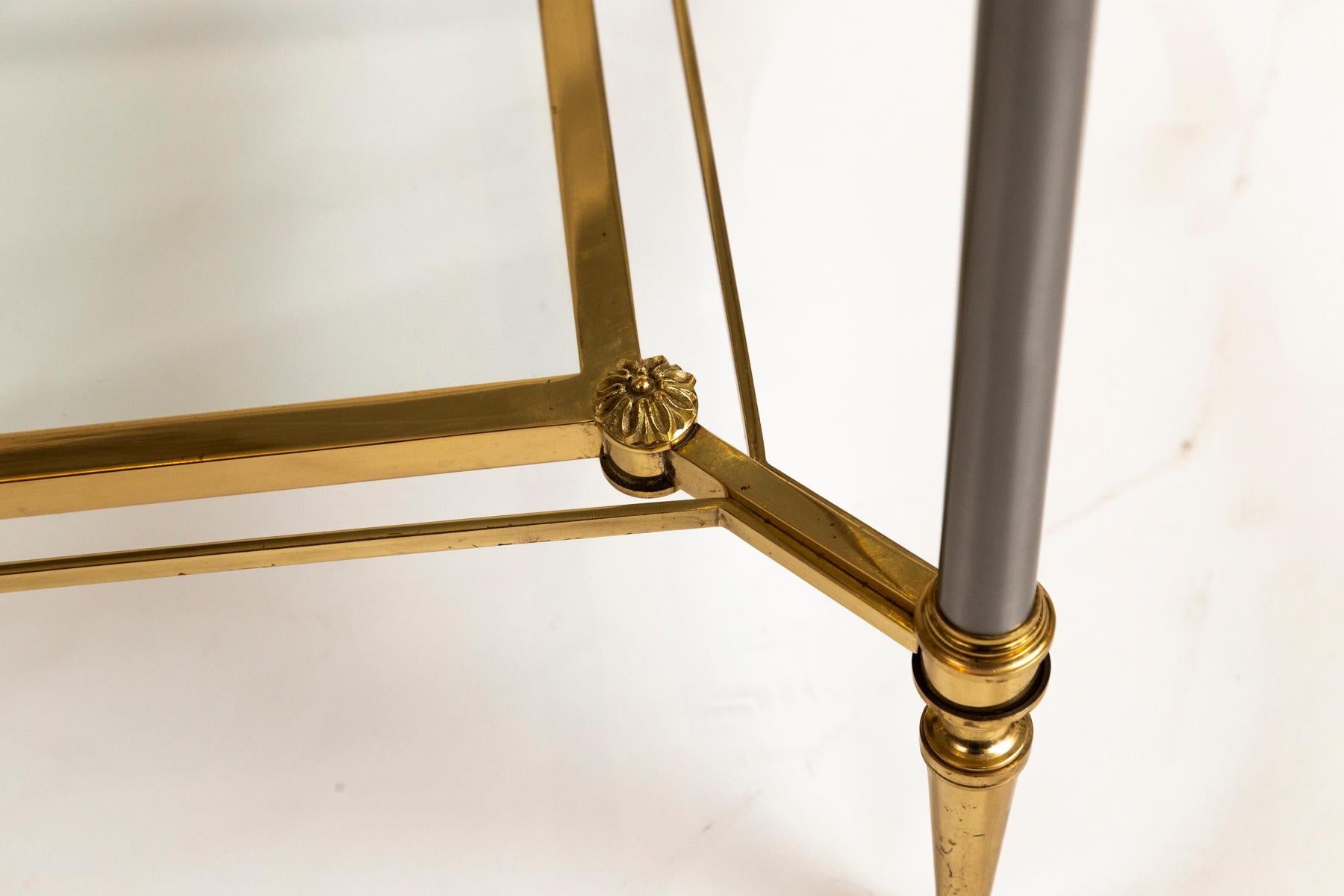 20th Century XXth Century French Maison Jansen Rectangular Two Tier Cocktail Table, 2 Availab For Sale