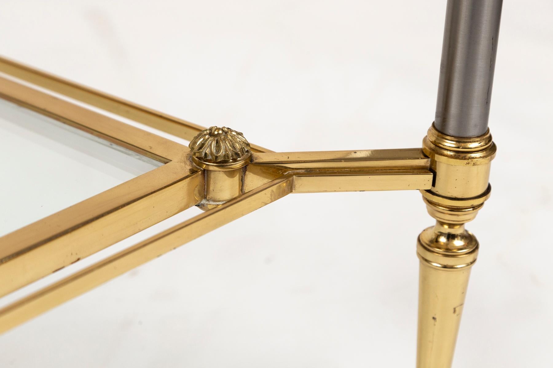 XXth Century French Maison Jansen Rectangular Two Tier Cocktail Table, 2 Availab For Sale 3