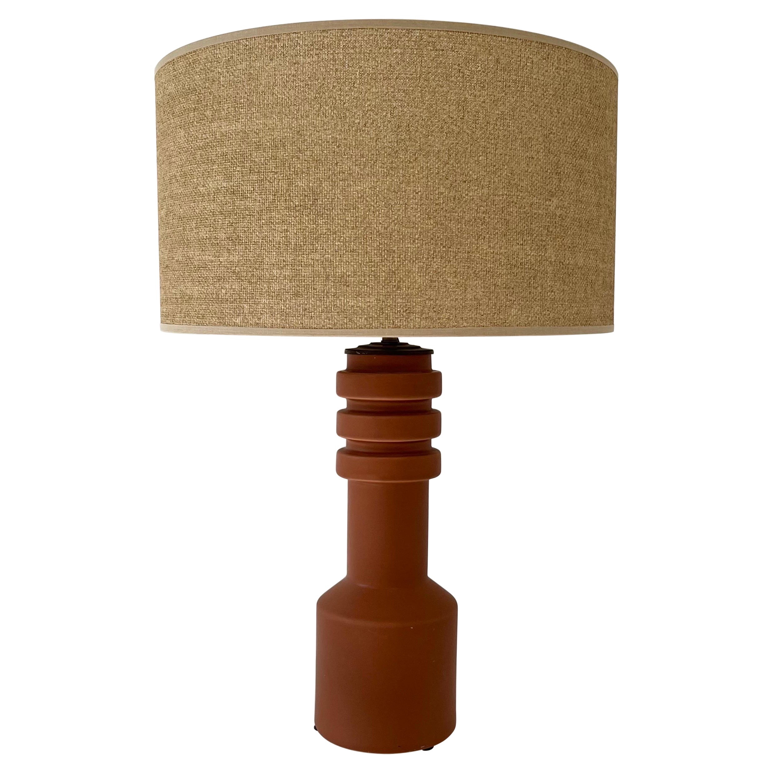 Lampe de table du XXe siècle en céramique émaillée en vente