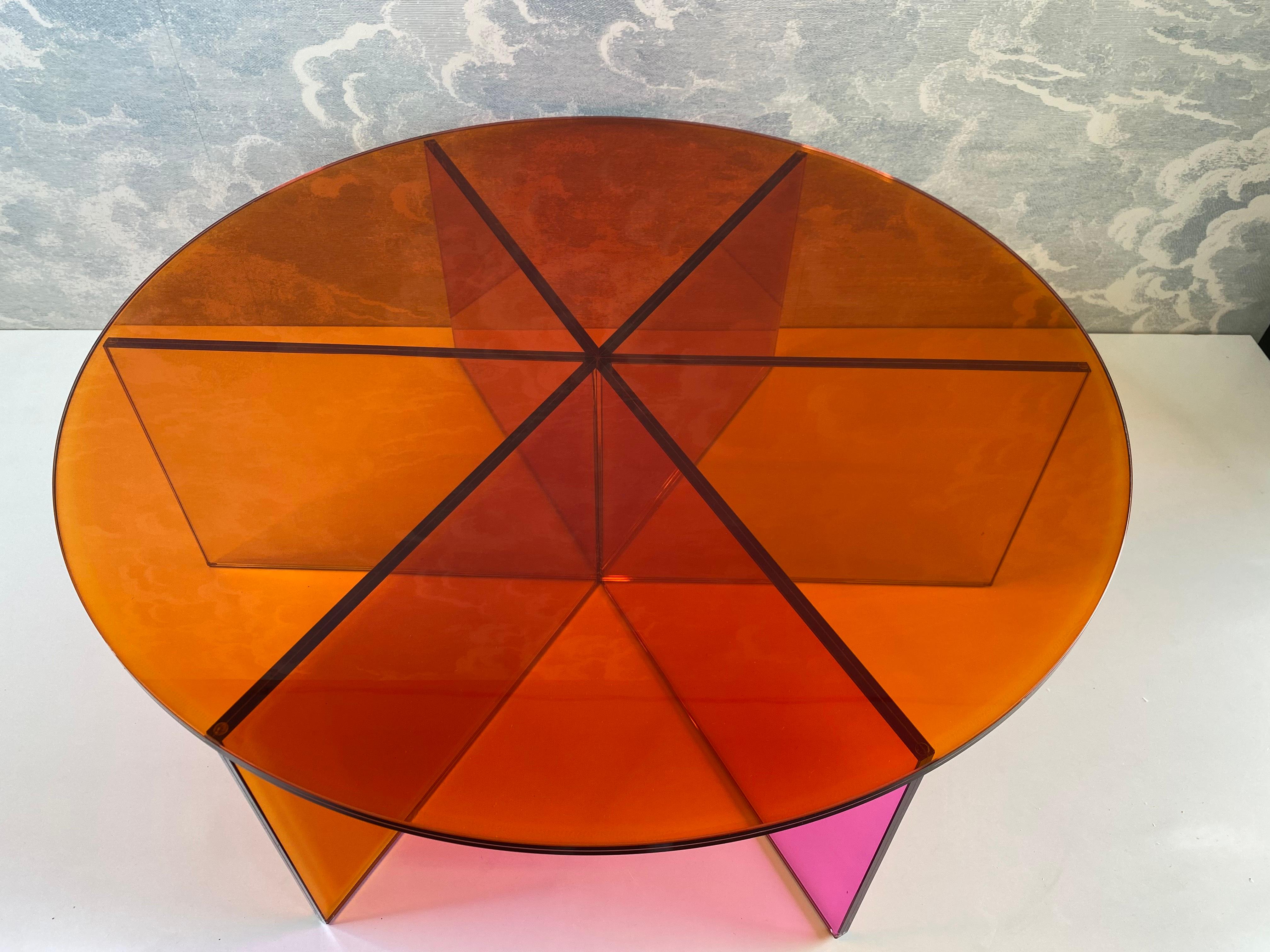 Mesa de centro XXX de Johanna Grawunder para Glas Italia Arte contemporáneo Laminado en venta