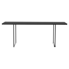 XXX Extendible Coffee Table in Steel with Matte Black Top by Lapo Ciatti