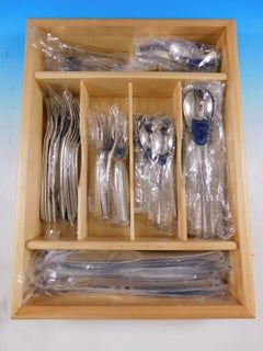 XY by Guy Degrenne Stainless Steel Flatware set 81 pcs Modern IN BOOK Modern