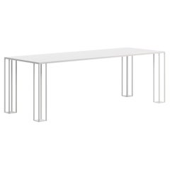 XYZ Steel Dining Table - white