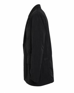 Y-3, Black crinkled blazer