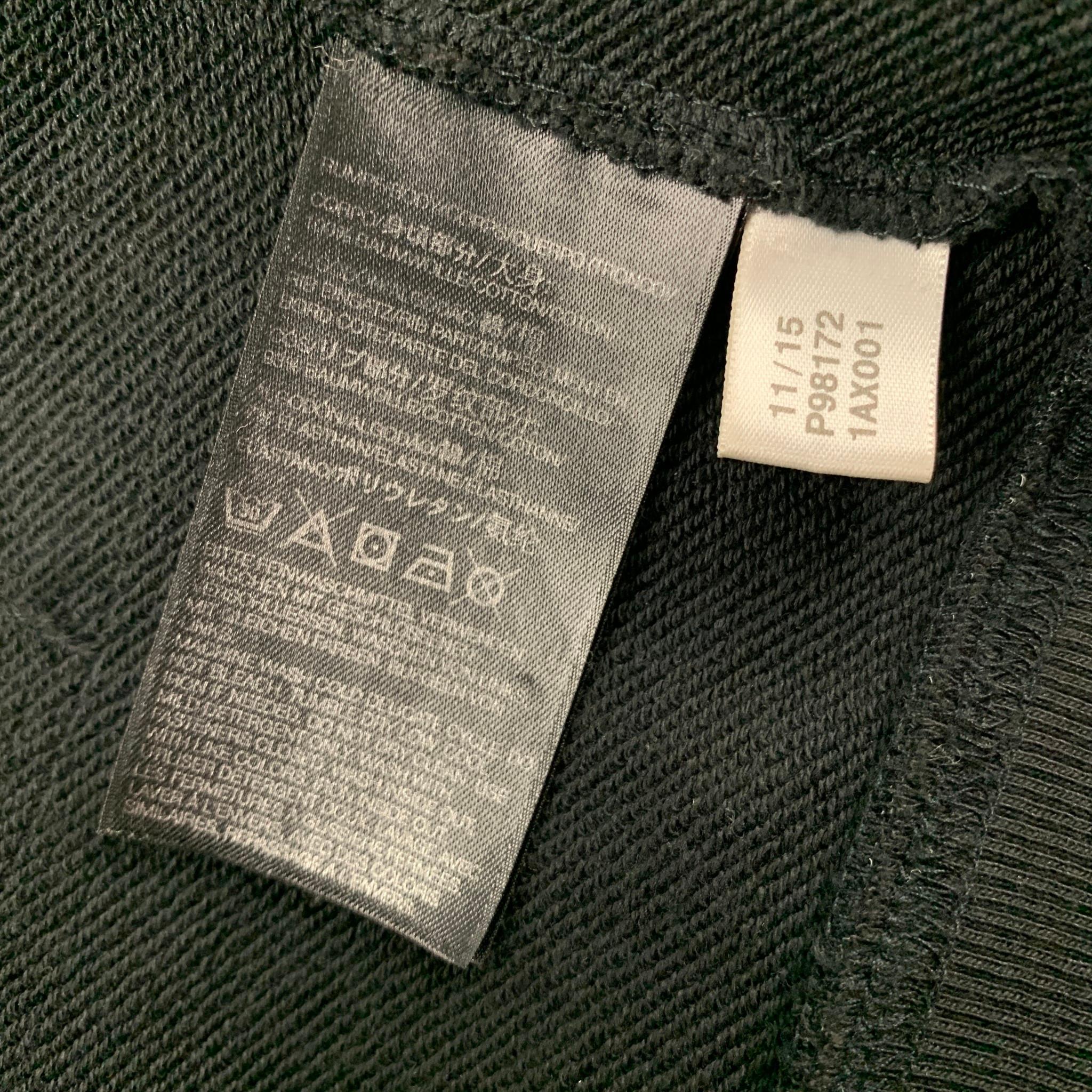 Y-3 by YOHJI YAMAMOTO Size L Black Cotton Hoodie Jacket In Good Condition In San Francisco, CA