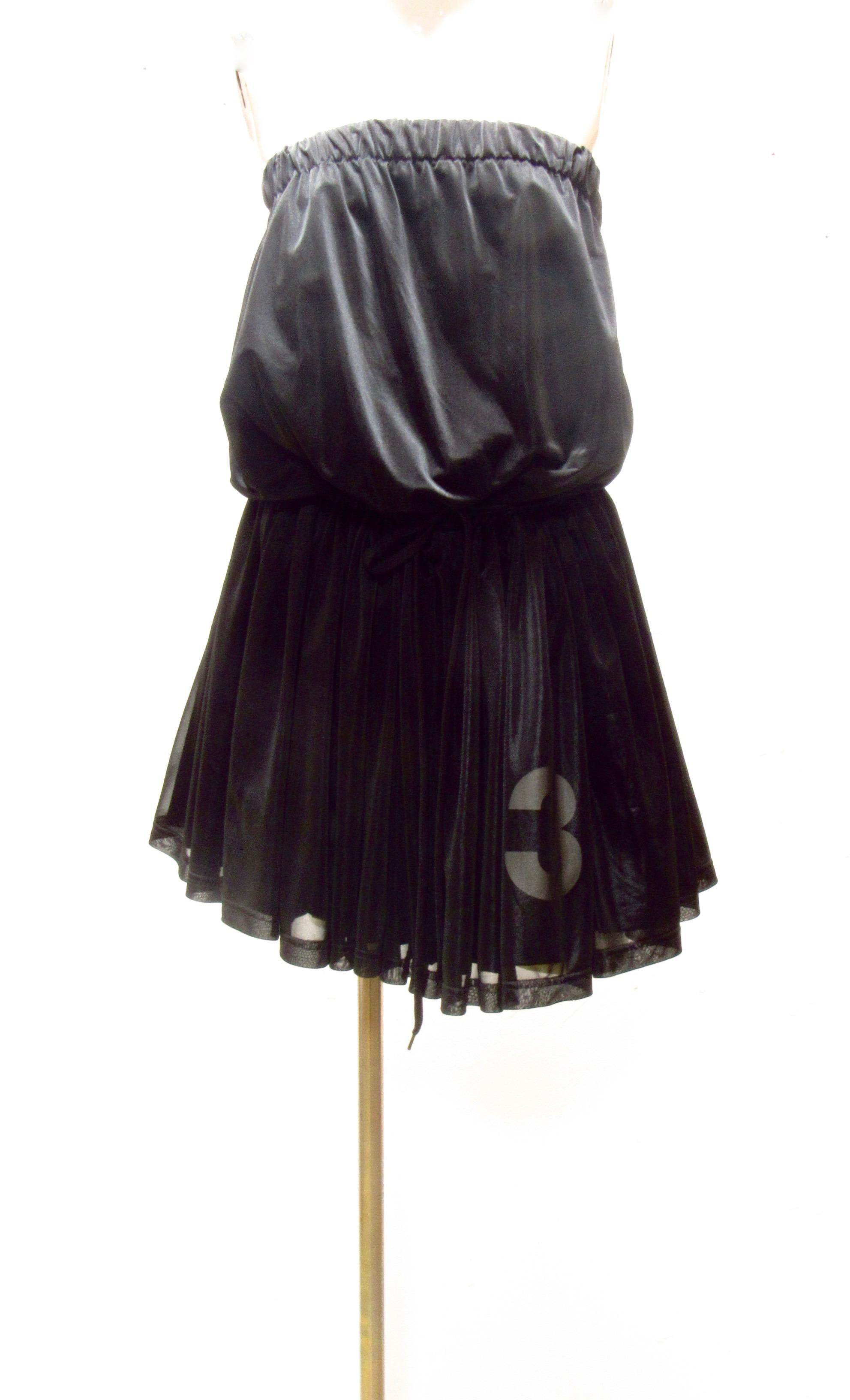 Y-3 Flounced Skirt Dress In New Condition For Sale In Laguna Beach, CA