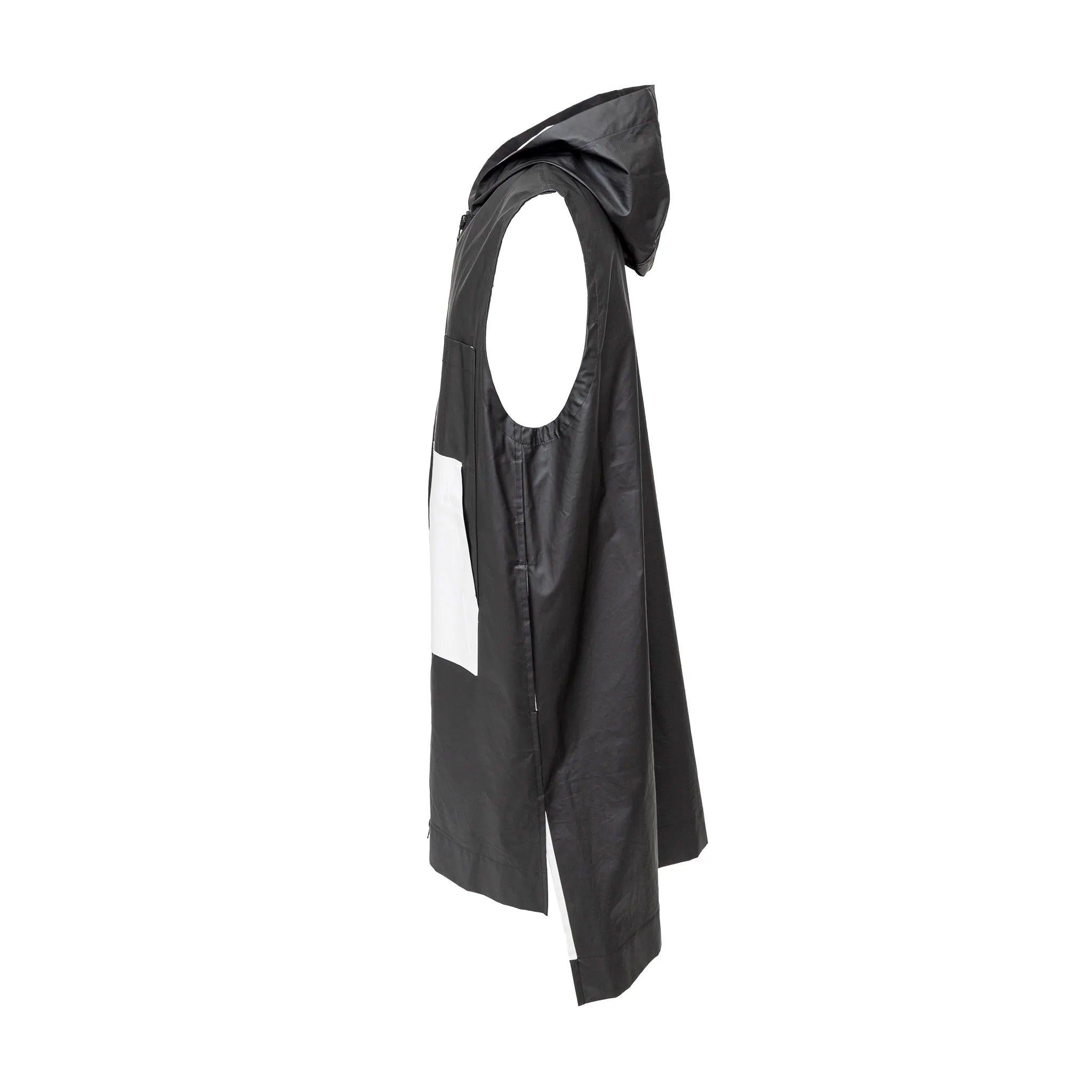 Chaqueta larga con capucha Y-3 - '10s Negro en venta