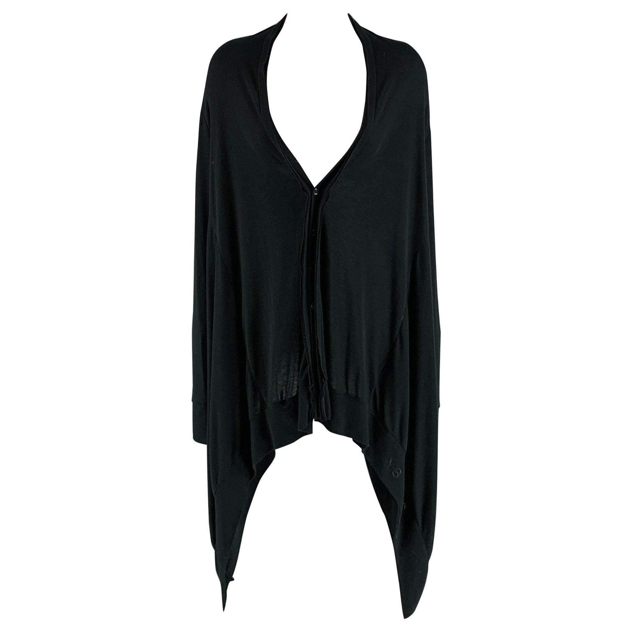 Chaqueta Y-3 Talla M Negra Poliéster Viscosa Botones Ocultos