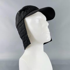 Y-3 Size One Size Black Quilted Polyamide Hat