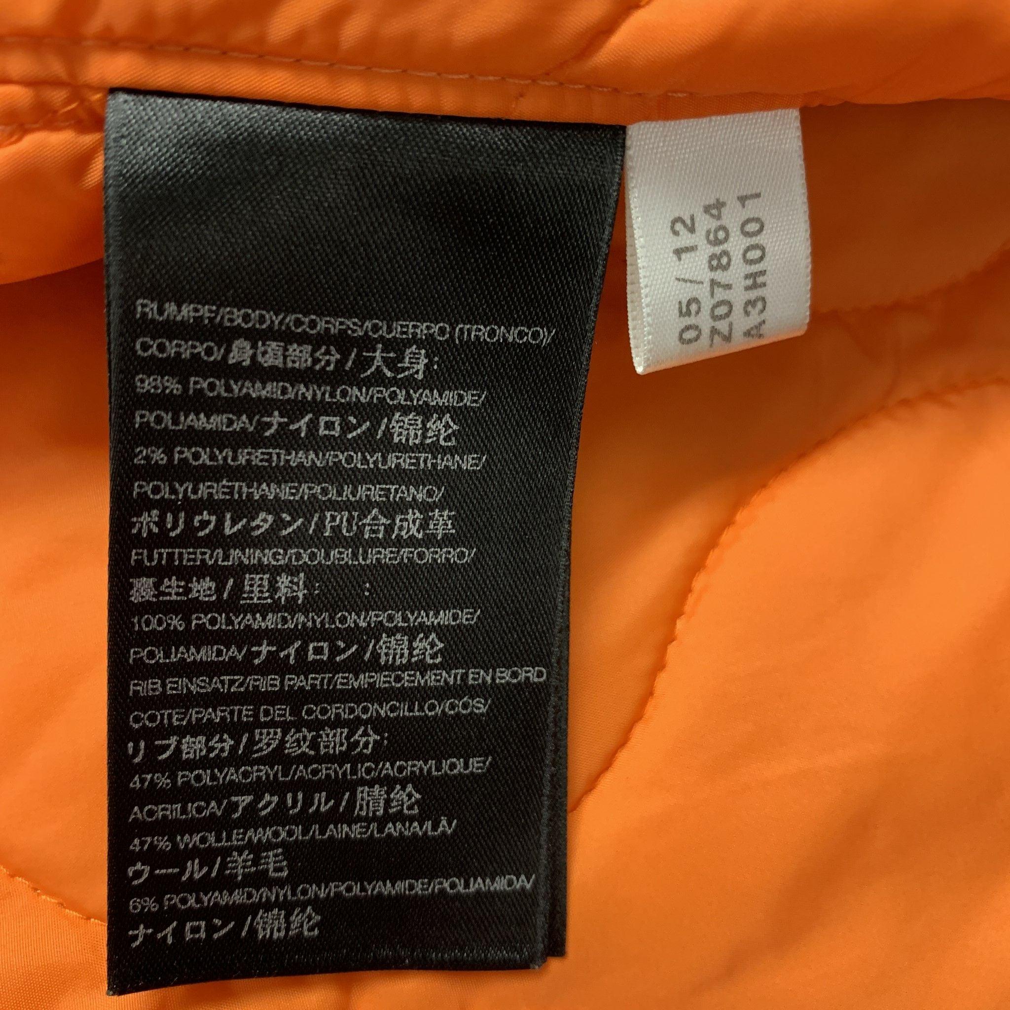 Y-3 x ADIDAS Size S Grey Orange Polyamide Blend Coat For Sale 1