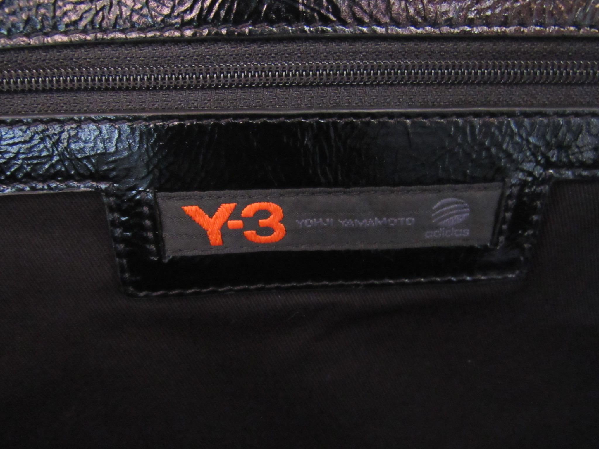 Y-3 Yohji Yamamoto Black Retro Bowling Bag 4