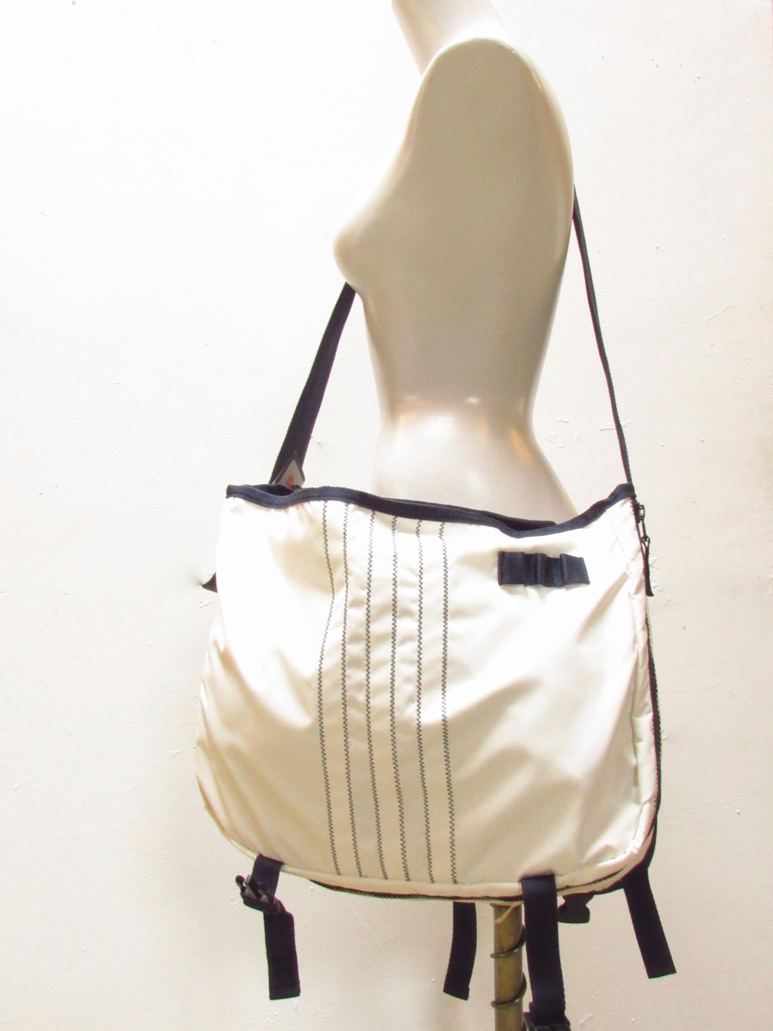 Women's or Men's Y-3 Yohji Yamamoto Marine Messenger Bag For Sale