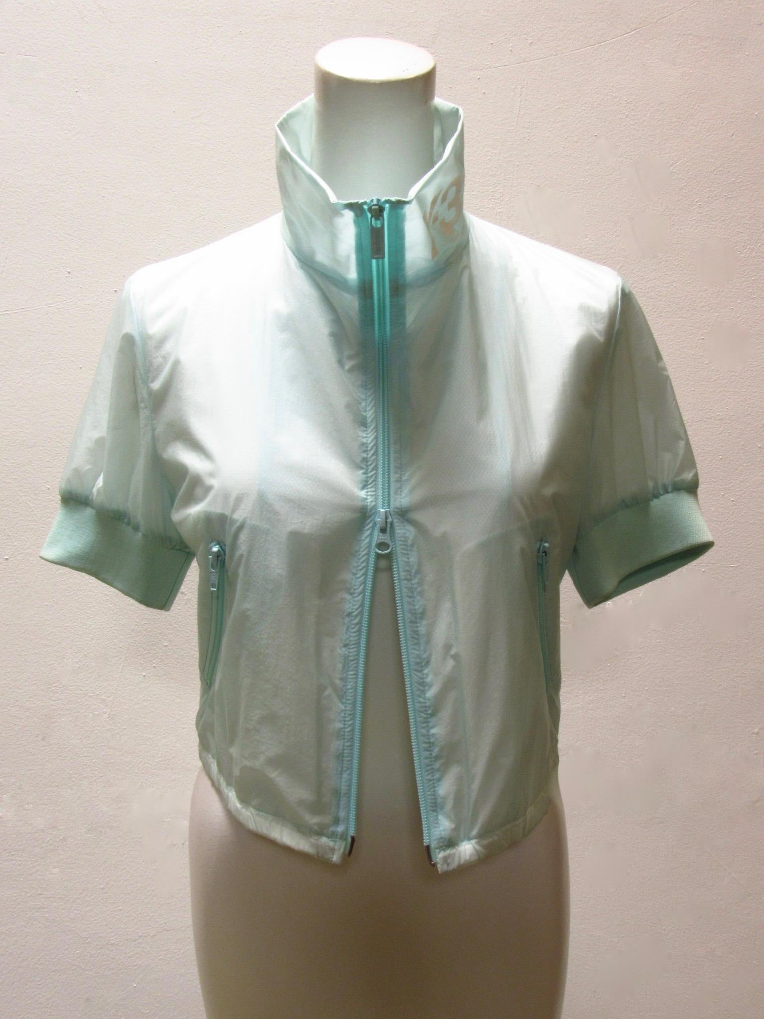 Y-3 Yohji Yamamoto Mint Cheerleader Jacket (Veste de pom-pom girl) Pour femmes en vente