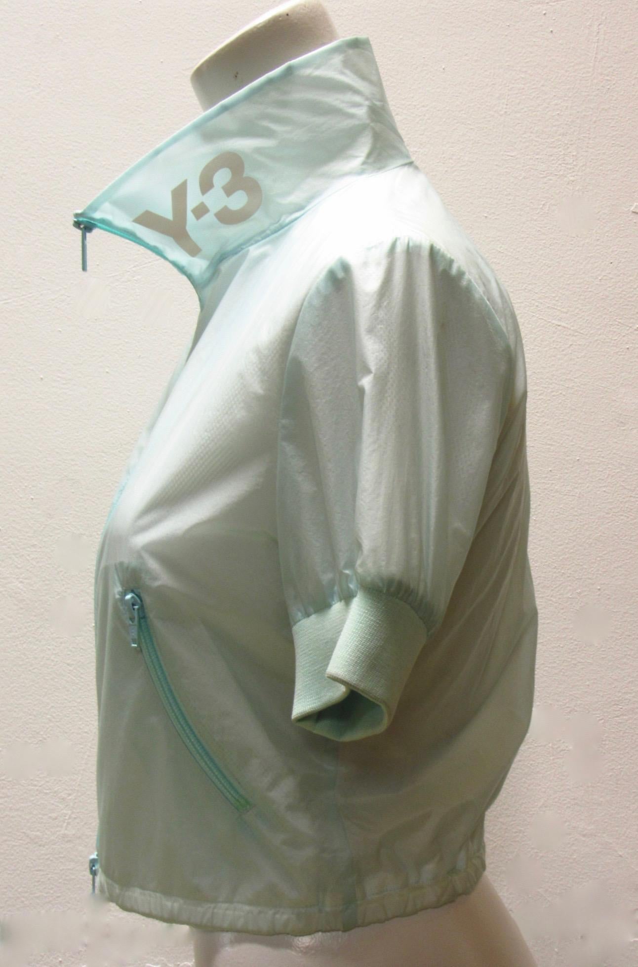 Y-3 Yohji Yamamoto Mint Cheerleader Jacket (Veste de pom-pom girl) en vente 1