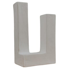 Y Candle Holder in Gypsum & Fiberglass by Brent Warr Studios