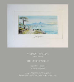 Y. Gianni, Italien du golfe de Naples, 19e siècle