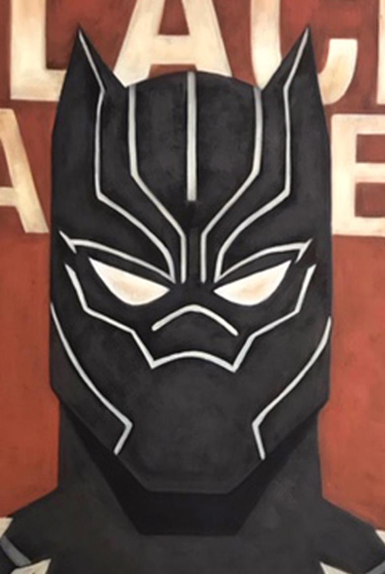 Pantera Negra l - Painting de Y.m.Lo