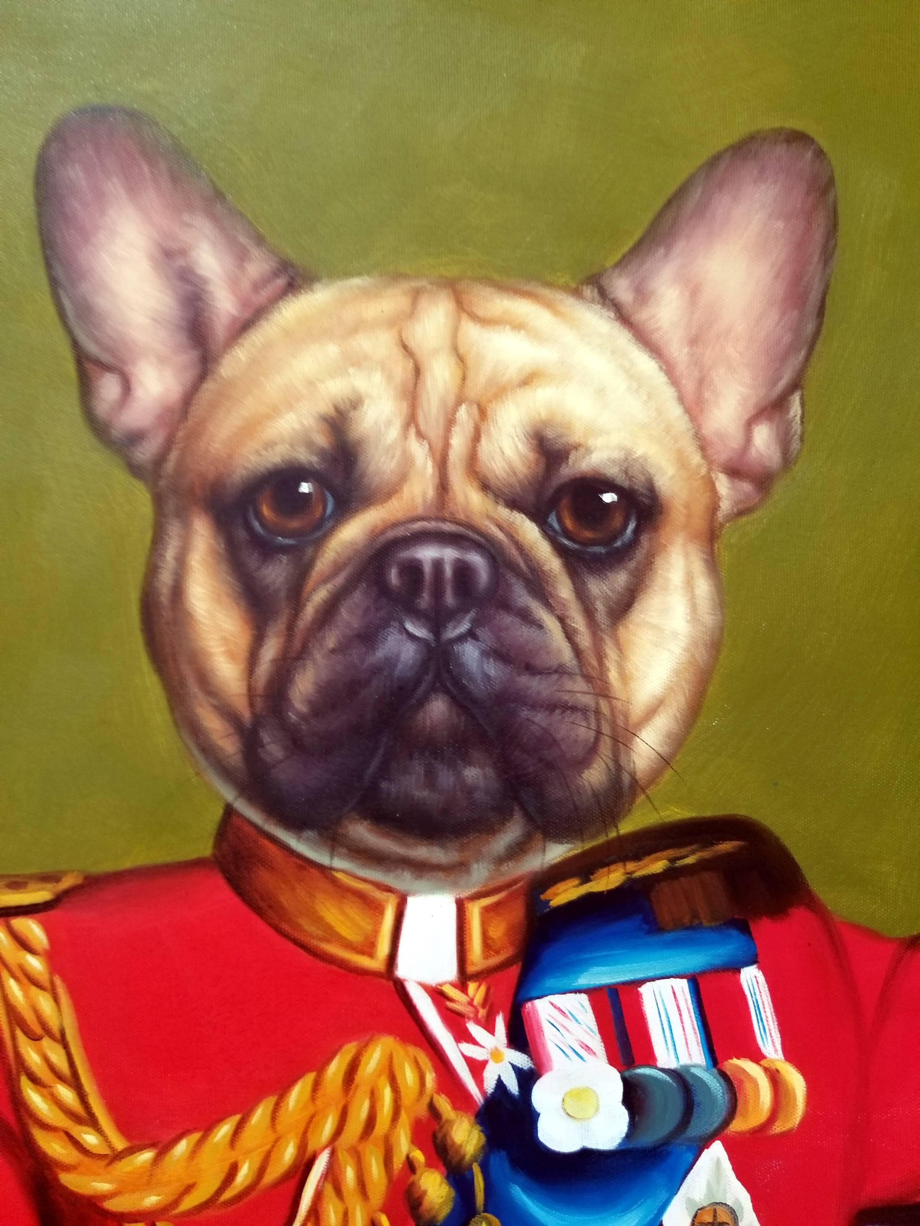Général Frenchie - Painting by Y.m.Lo