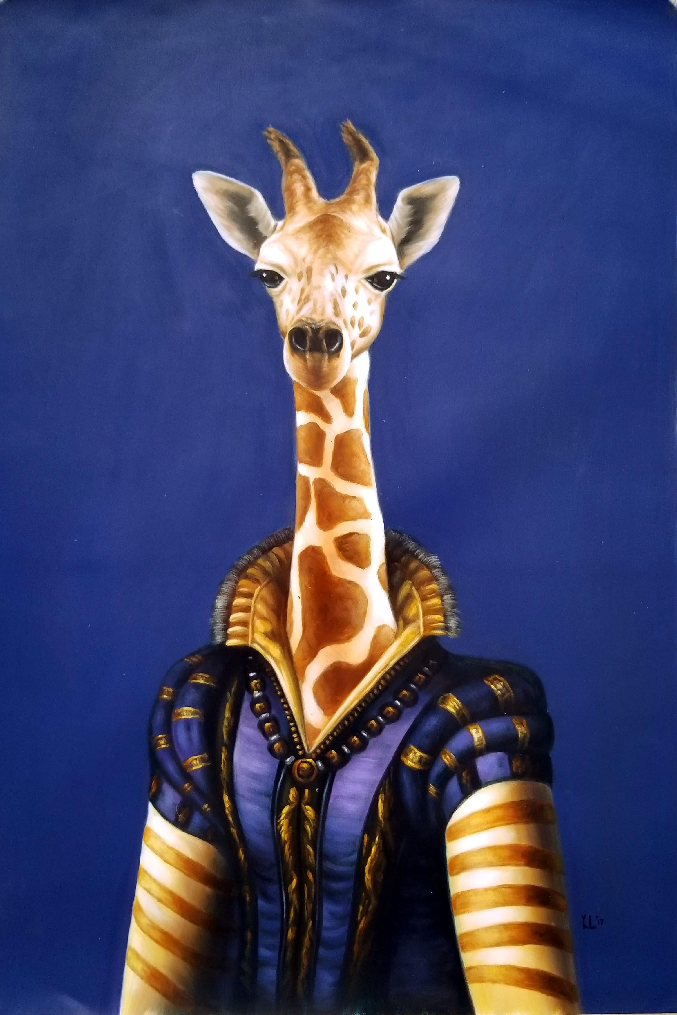 Y.m.Lo Animal Painting - Lady McNeck ll