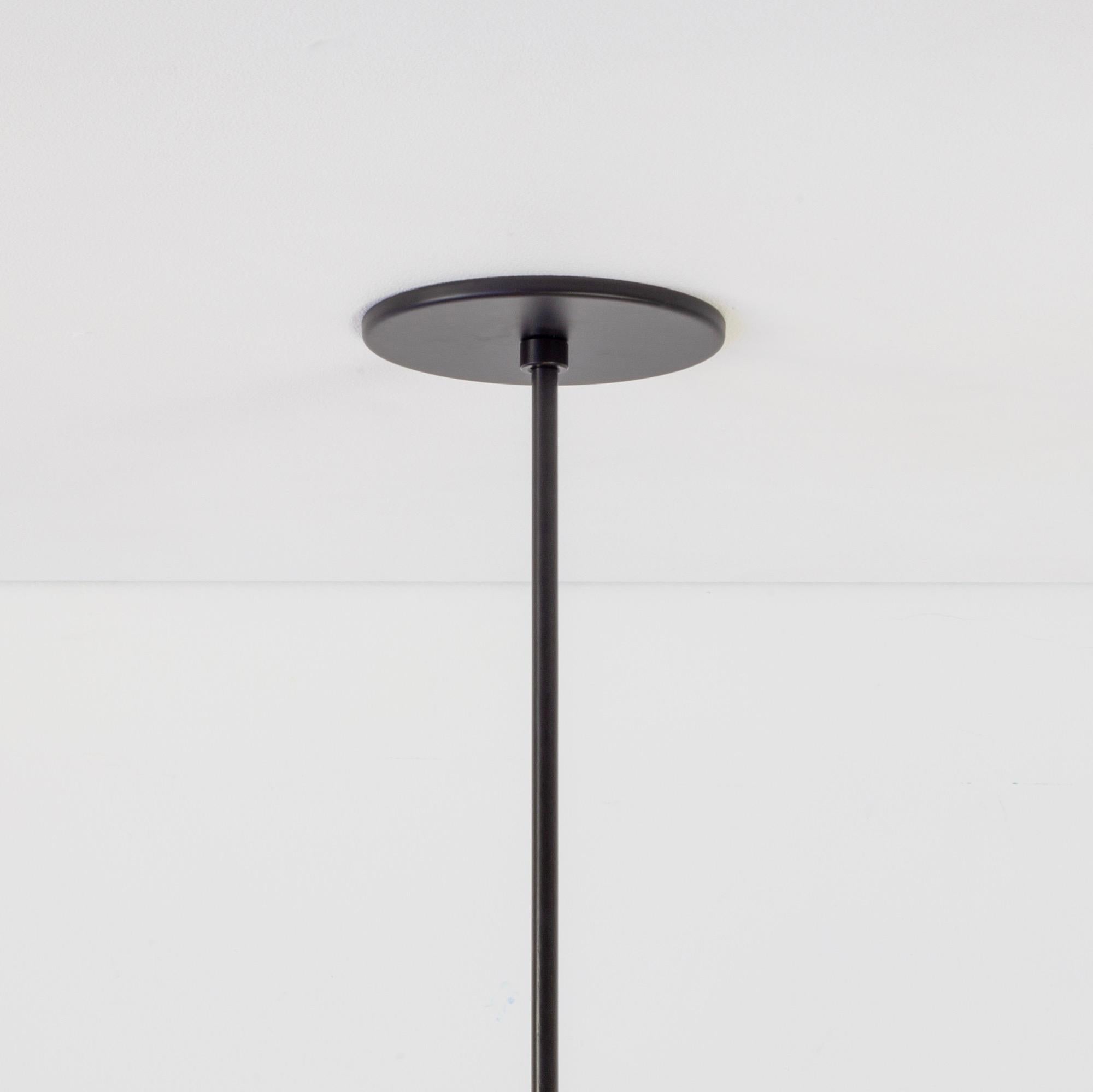 Mini lampada a sospensione Y, di Research.Lighting, nera, vetro da 3 pollici, su ordinazione in vendita 4