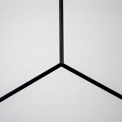 Y-Pendelleuchte, mittelgroß, von Research. Beleuchtung, schwarz, 3in-Glas, auf Bestellung gefertigt