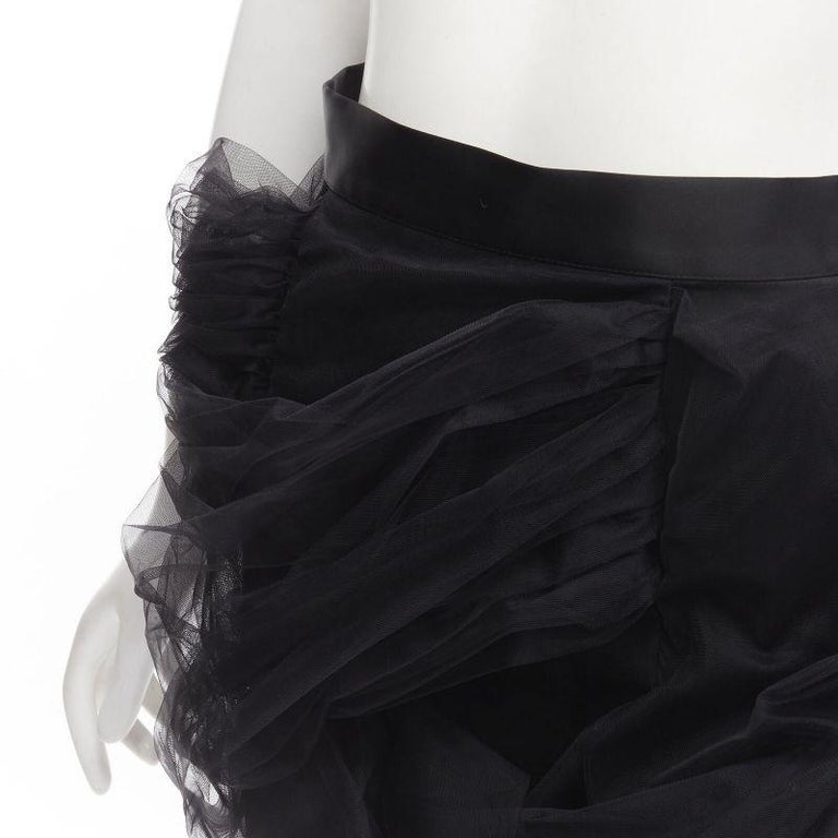 PHY-A0111 2118 BLACK TULLE SKIRT main image 1