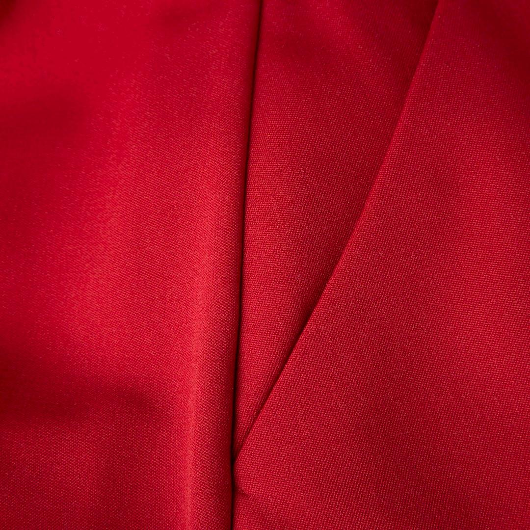 Y/Project Falda midi de lana roja con abertura lateral Talla M en Bueno estado para la venta en London, GB